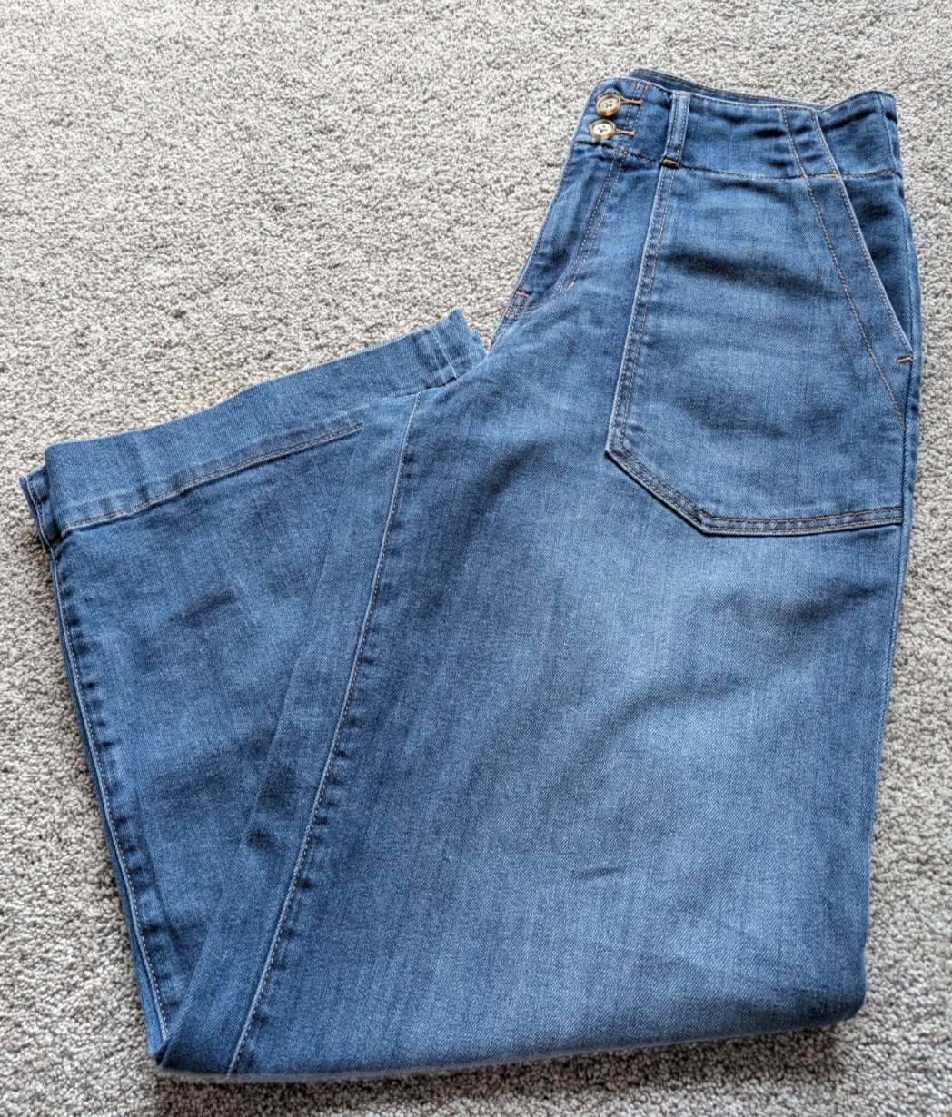 #17 Liverpool women's jeans wide leg size 8/29