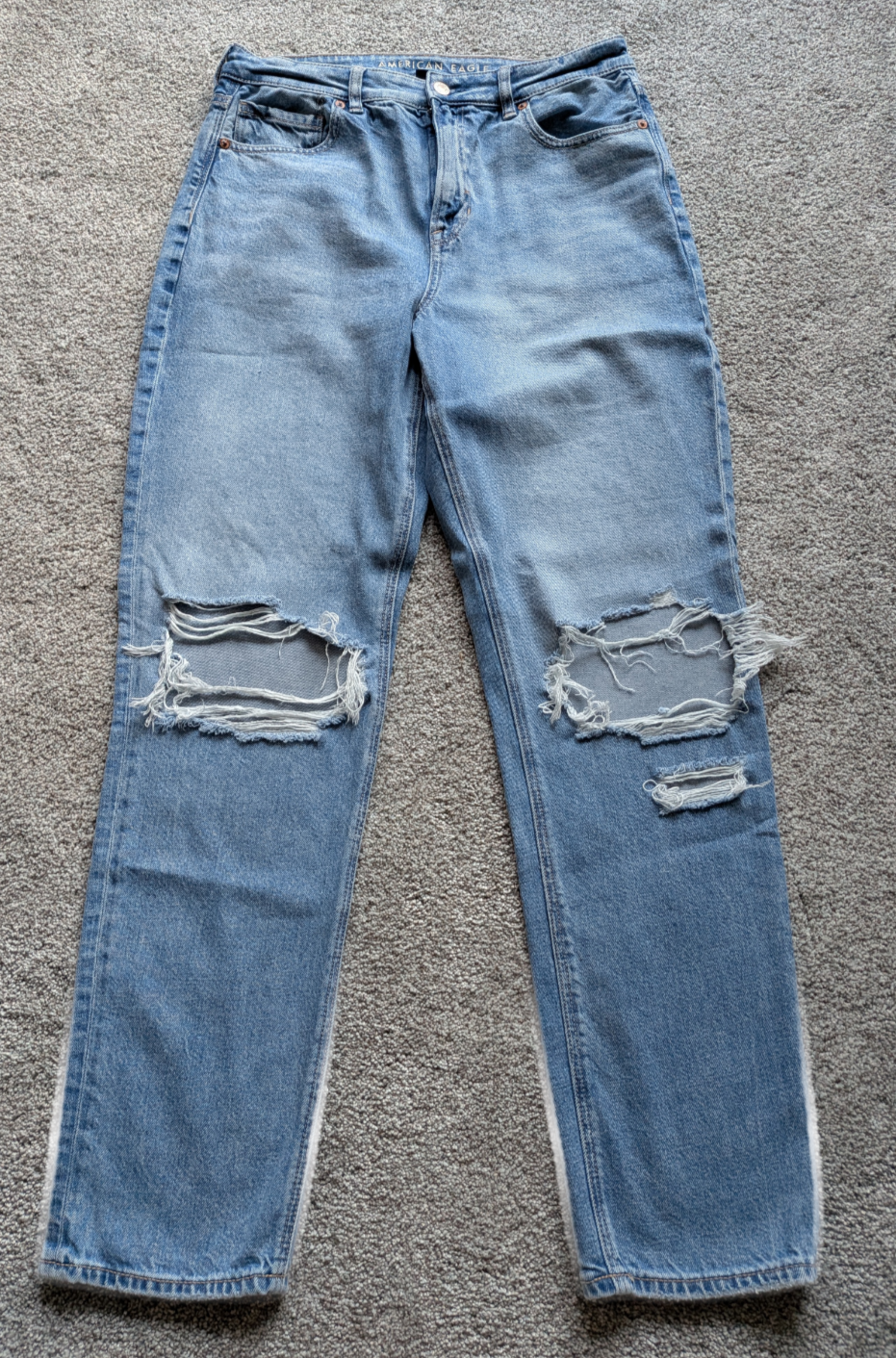 #17 American Eagle Mom Jeans womens size 10 long