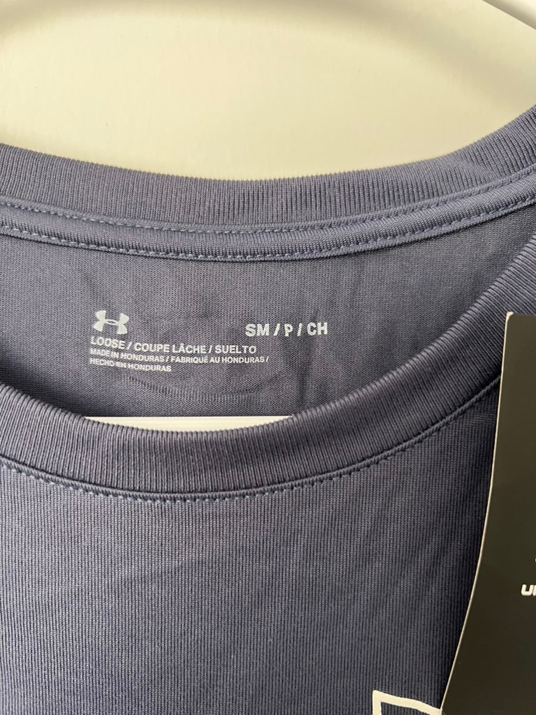 Seller #76 - Under Armour Women's Tech Solid Script Logo Tee NWT - Blue - Size Small