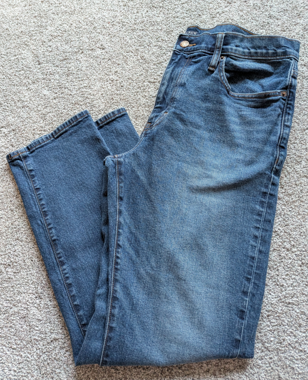 #17 J Crew Flex straight men's jeans wW34 L30