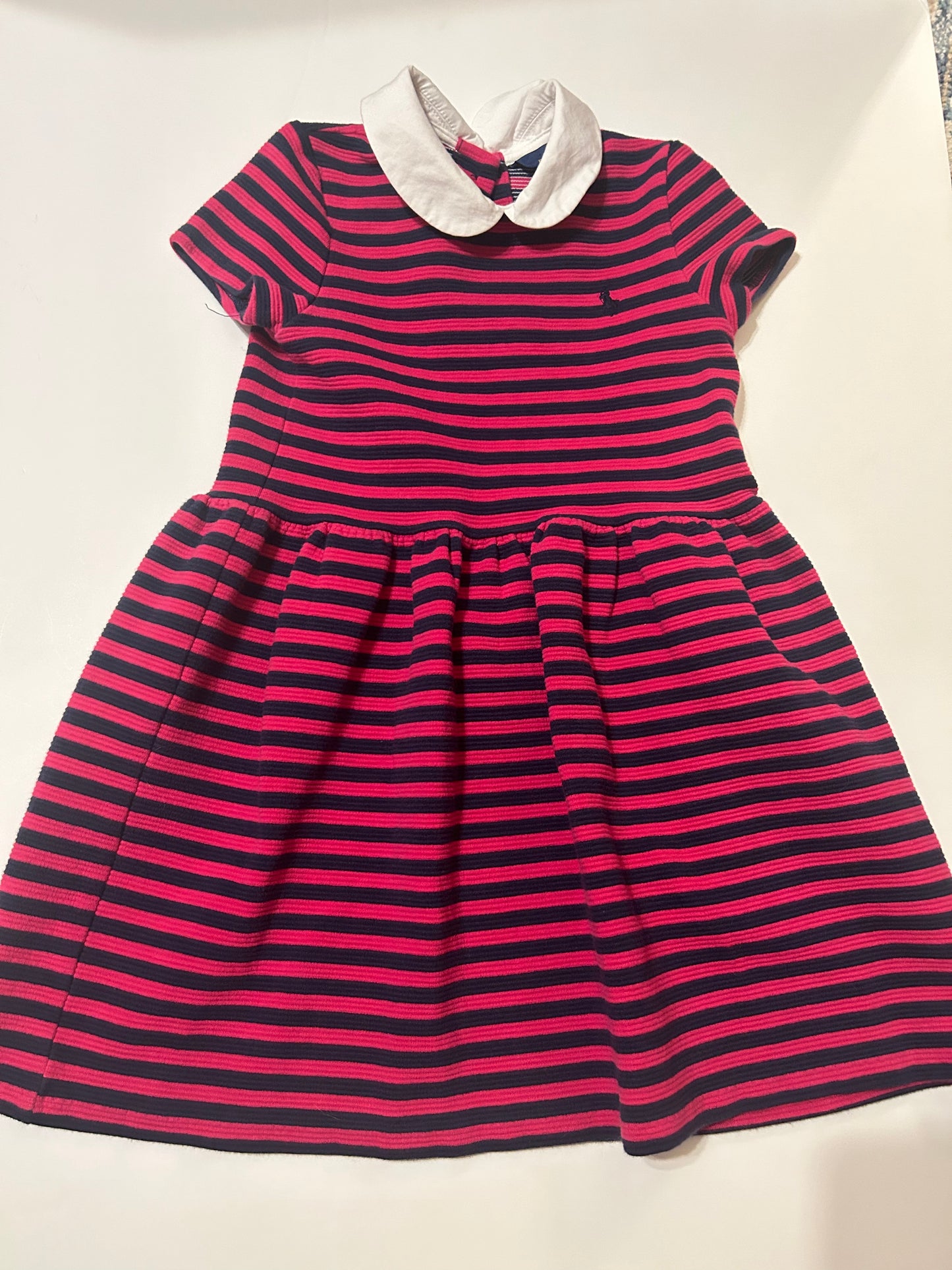 REDUCED Polo Ralph Lauren 5T EUC navy and dark pink 45227