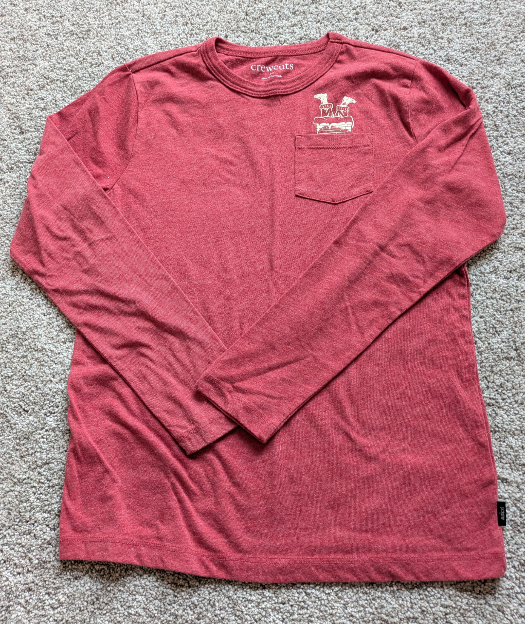 #17 Crewcuts long sleeve holiday shirts size L (10-12)