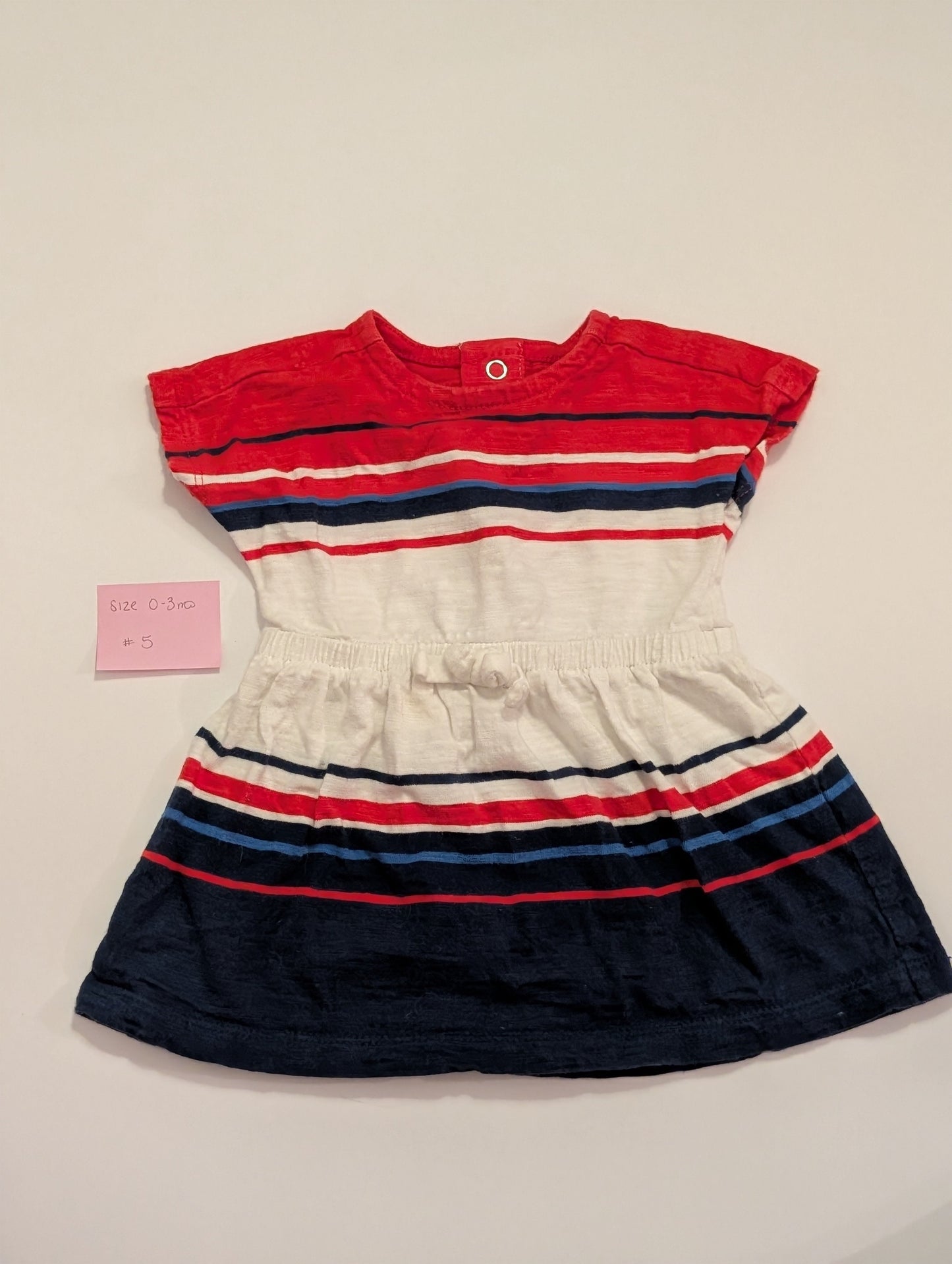 Seller 97, Carter's Red White & Blue Dress, Baby Girl's, Size 0-3mo (item 5)