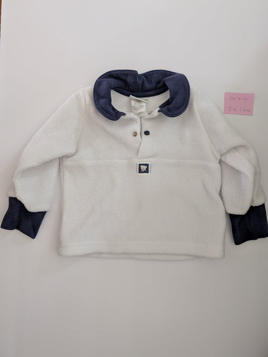 Seller 97, Carter's White Fleece Pullover, Baby, Size 3-6mo (item 44)