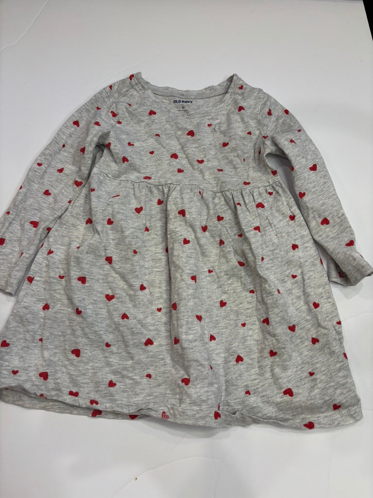 #86A girls 2T old navy heart dress