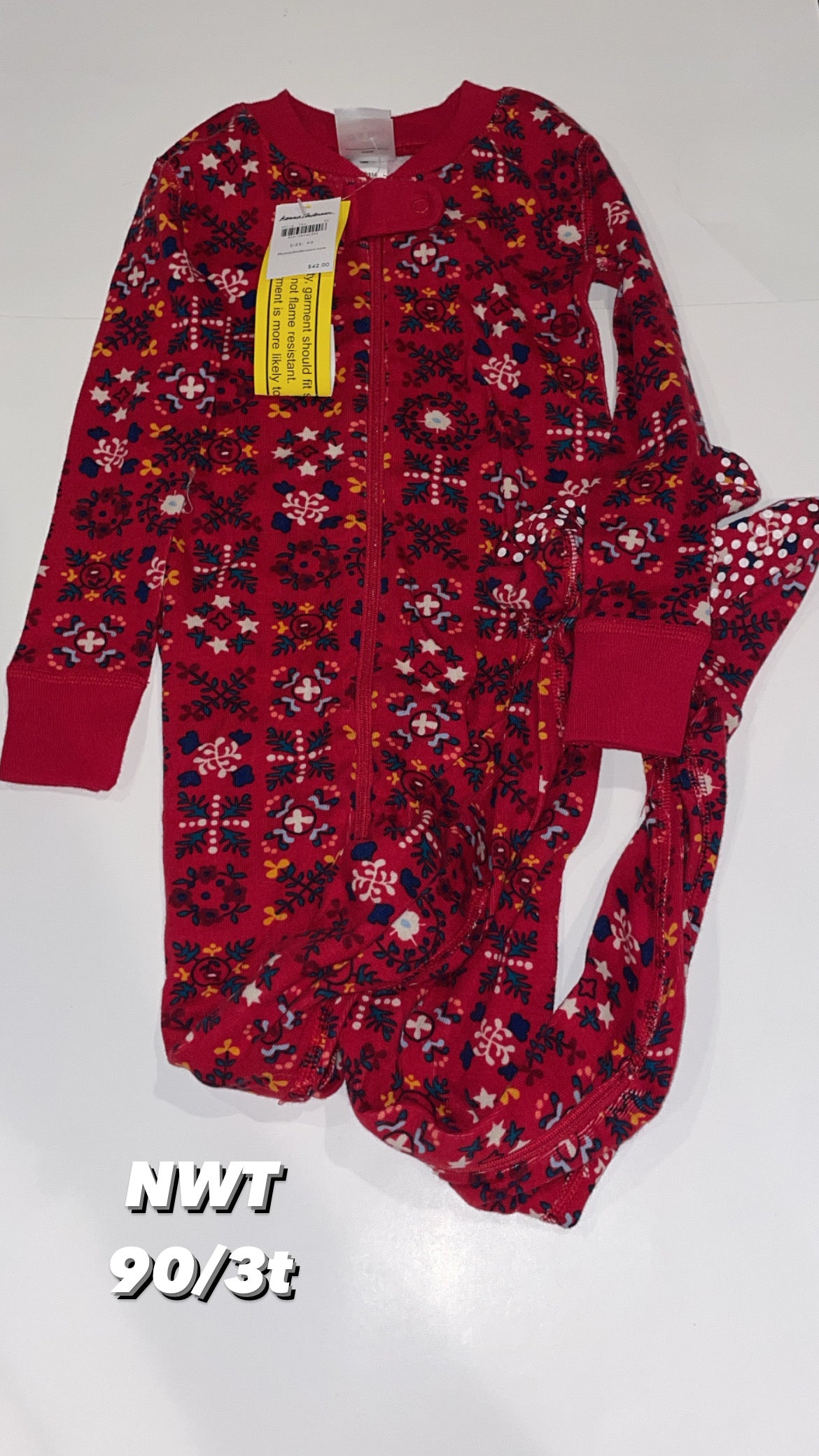 90b Hanna Andersson 3t christmas jammies