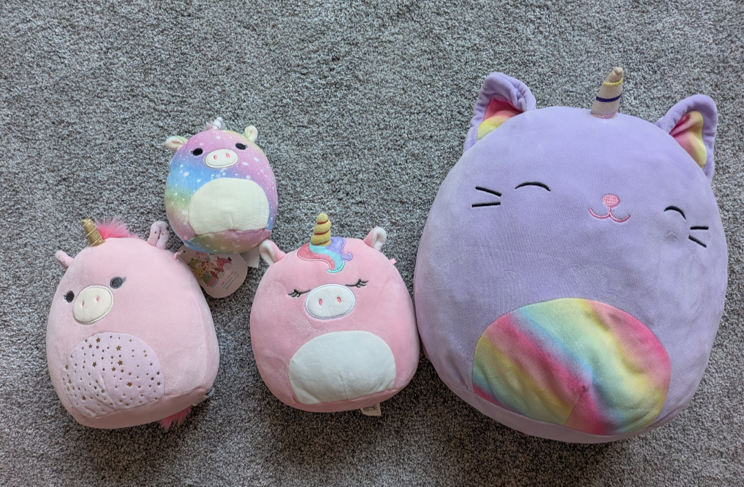#17 set of 4 Unicorn Squishmellows