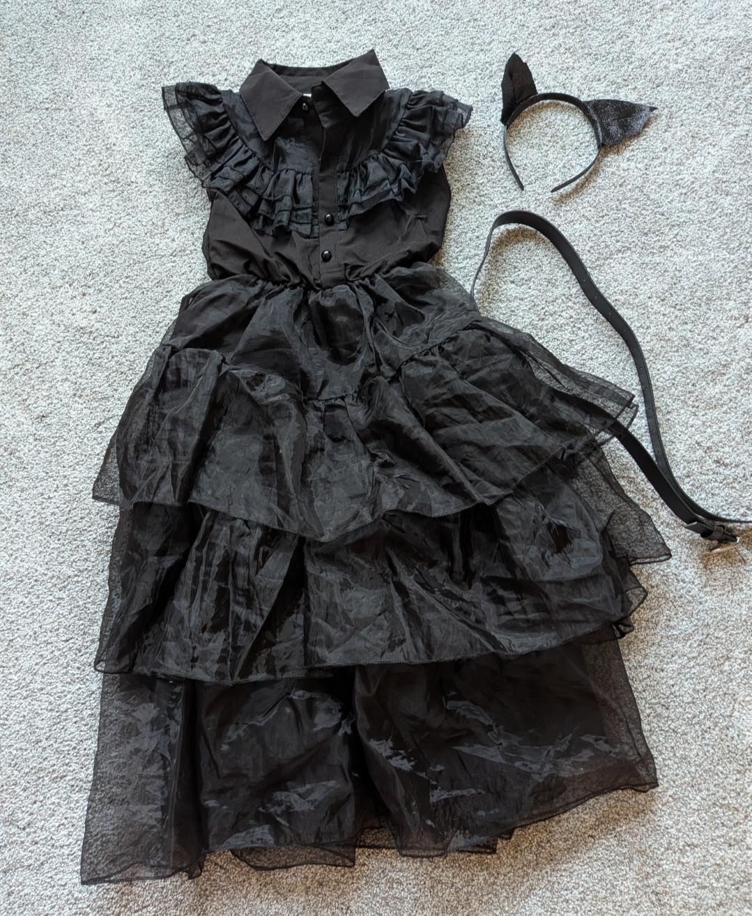 #17 Wednesday Party Costume girls size 120 (5/6)