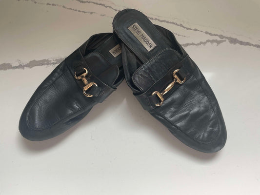 #222 Steve Madden Women's Size 7.5 Slip-On Leather Mules with Replaced Soles