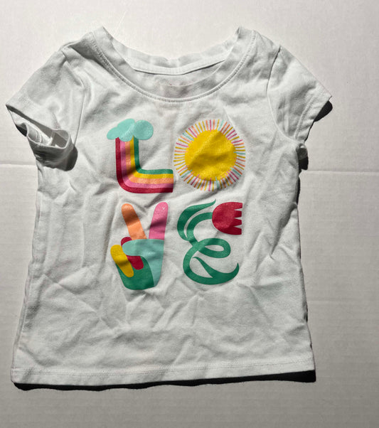 #98 Girls Cat and Jack 18m Tee