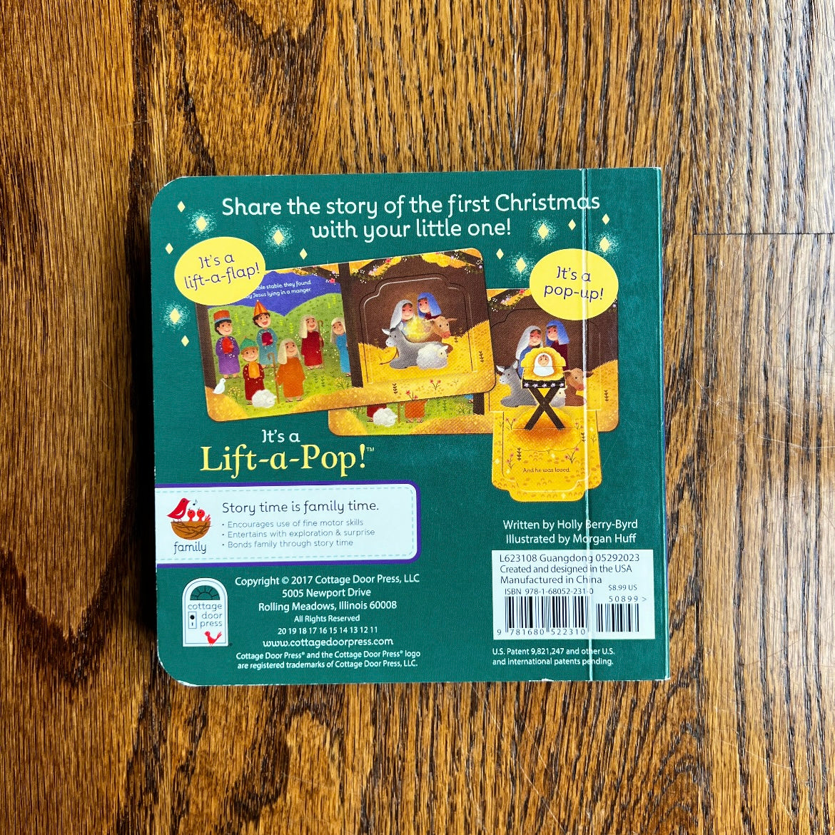 Seller #115 - “The First Christmas” Lift-a-Pop Board Book, VGUC
