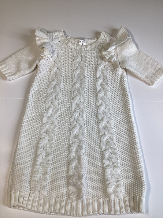 #129 4T Carters Sweater Dress