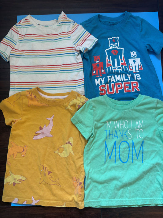 REDUCED #145 Assortment of 4 3t Boys T-Shirts