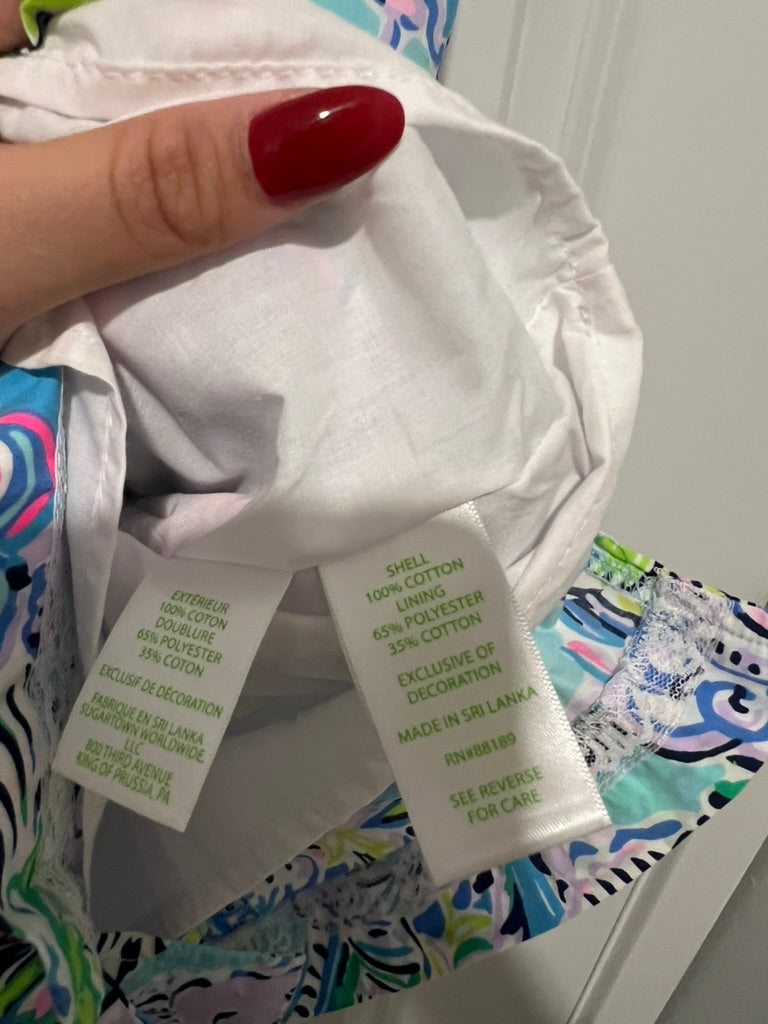 Seller #76 - Lilly Pulitzer Little Lilly Classic Shift Over The Rainbow Size 8 Girls Cotton