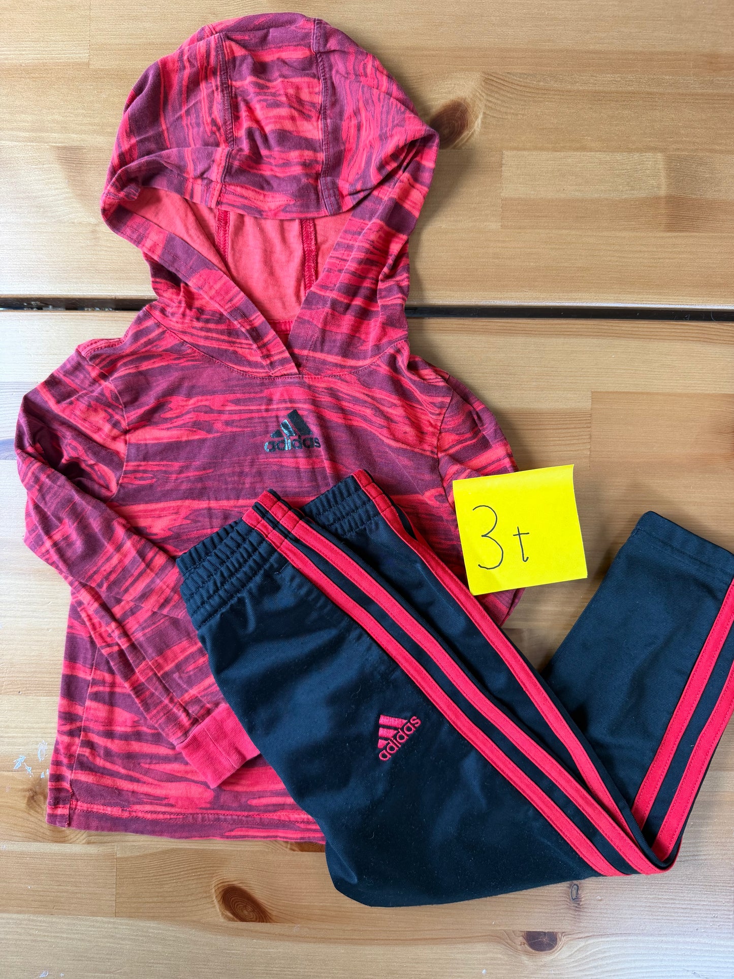 Seller #94 Boys 3t Red Adidas Outfit