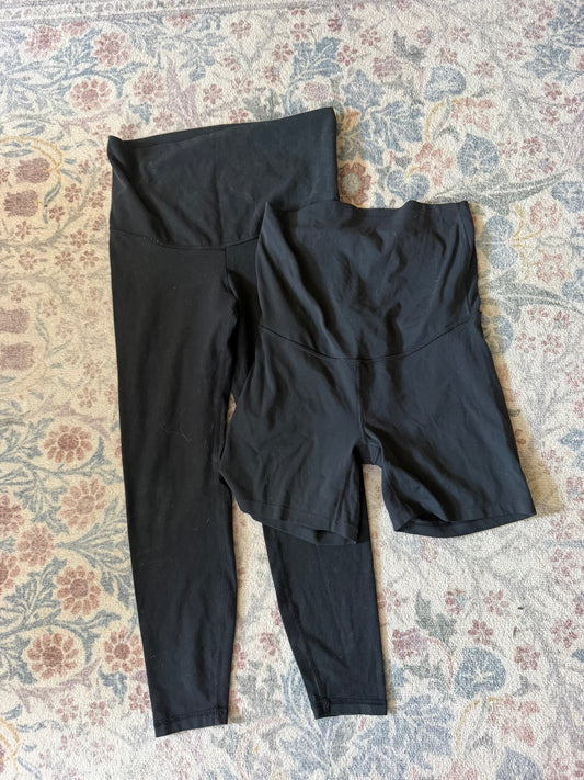 Seller #94 Maternity M Leggings and Shorts bundle