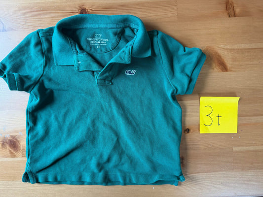 Seller # 94 Boys 3t Vineyard Vines and Old Navy green polo bundle