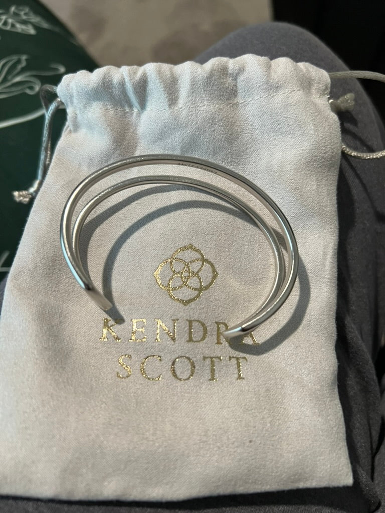 Seller #76 - Kendra Scott Mikki Cuff Bracelet- Rhodium Plated