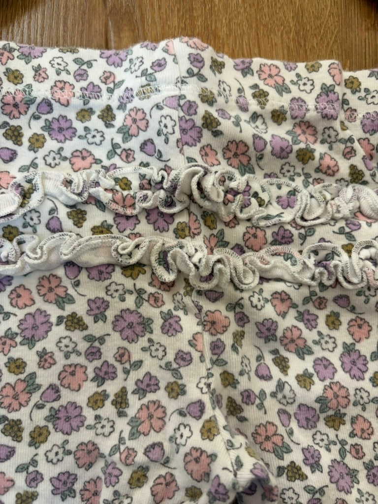 #6 - Carters Girls Purple Floral Outfit with 2 tops - 18 months
