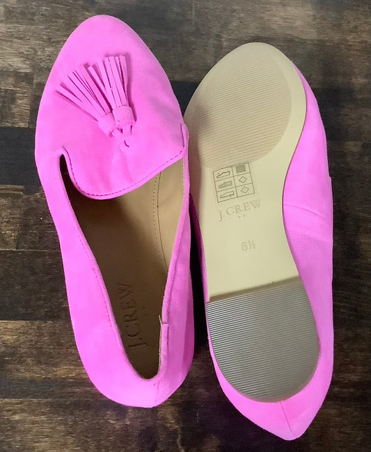 #133 NEW JCrew Pink loafers 6.5