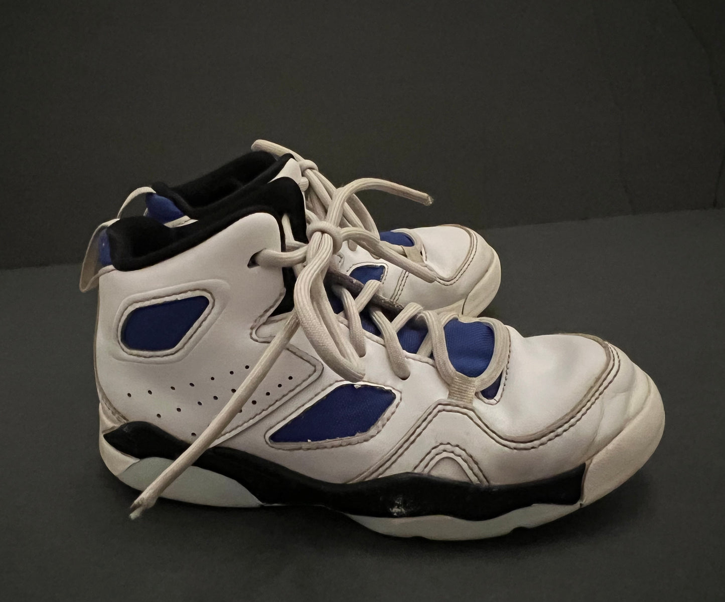 Boys Shoe Size 12 White Air Jordans PPU Anderson