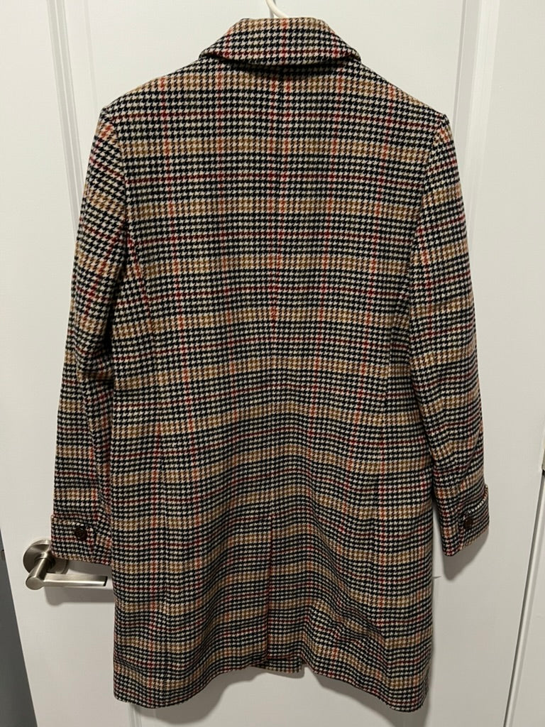 Seller #76 - Lauren Ralph Lauren Reefer Coat - Sienna Plaid - NWOT - Size 4