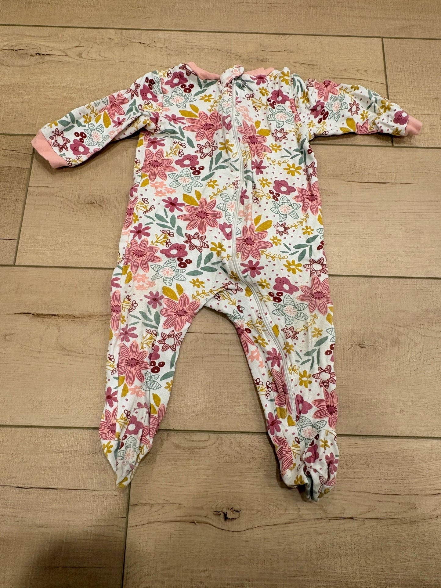 #6M REDUCED-Floral Sleeper