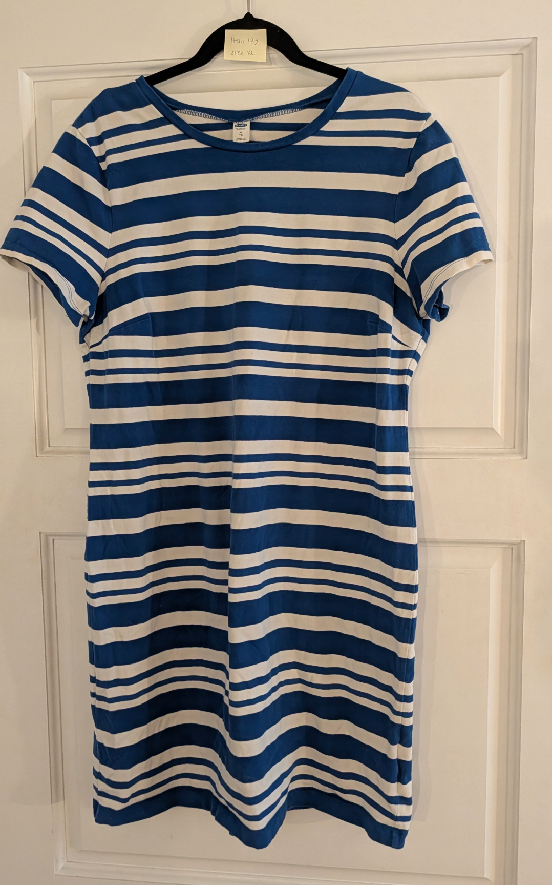 Seller 97, Old Navy Women's Blue Striped Dress, Women's, size XL (item 132)