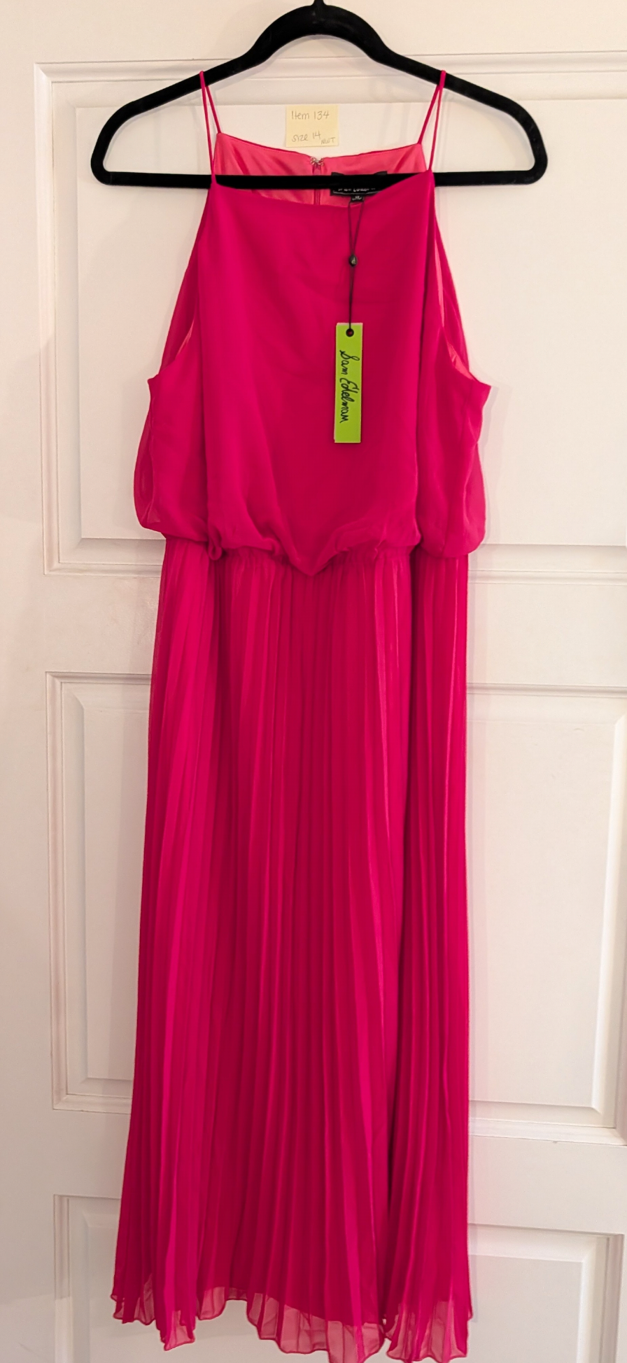 *Reduced* Seller 97, Sam Edelman Pink Dress, Women's size 14, NWT (item  134)