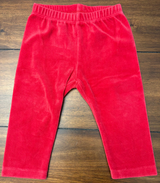 #197 Gap Girls Size 12-18M Red Pants