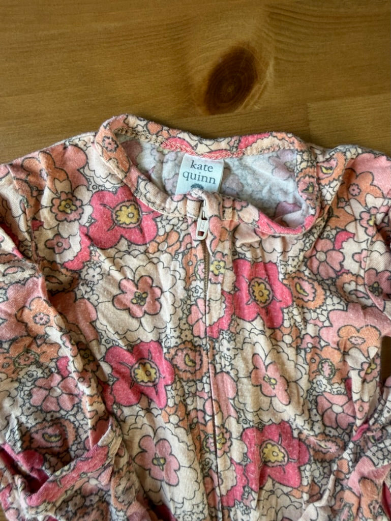 Seller #94 3-6M Girls Kate Quinn Floral Pajamas