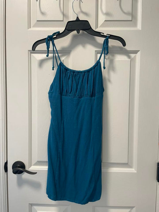L.A. Hearts Tie Strap Teal Dress Women's Size Small