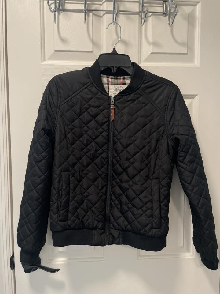 #215 Ashley Black Zip Jacket Women's Size Medium