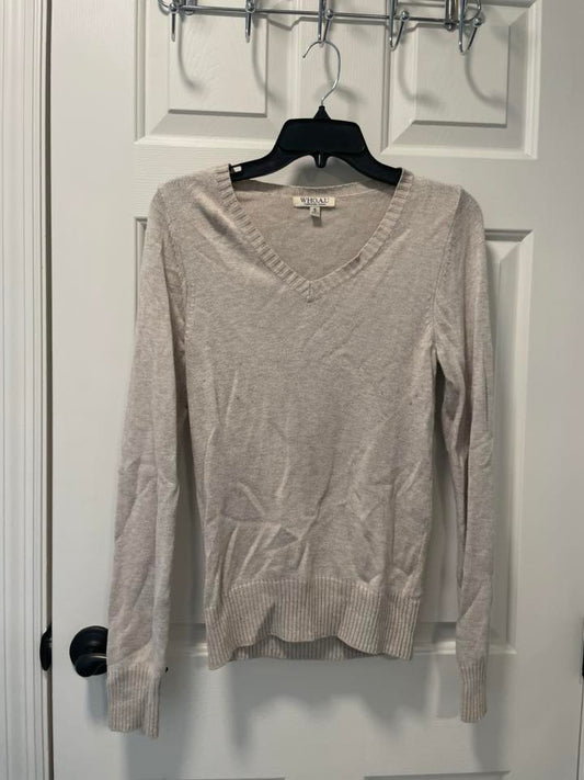 #215 Who.A.U. Light Tan Sweater Women's Size Small