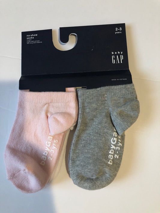 2 t 3 t girls gap summer socks. 4 pair