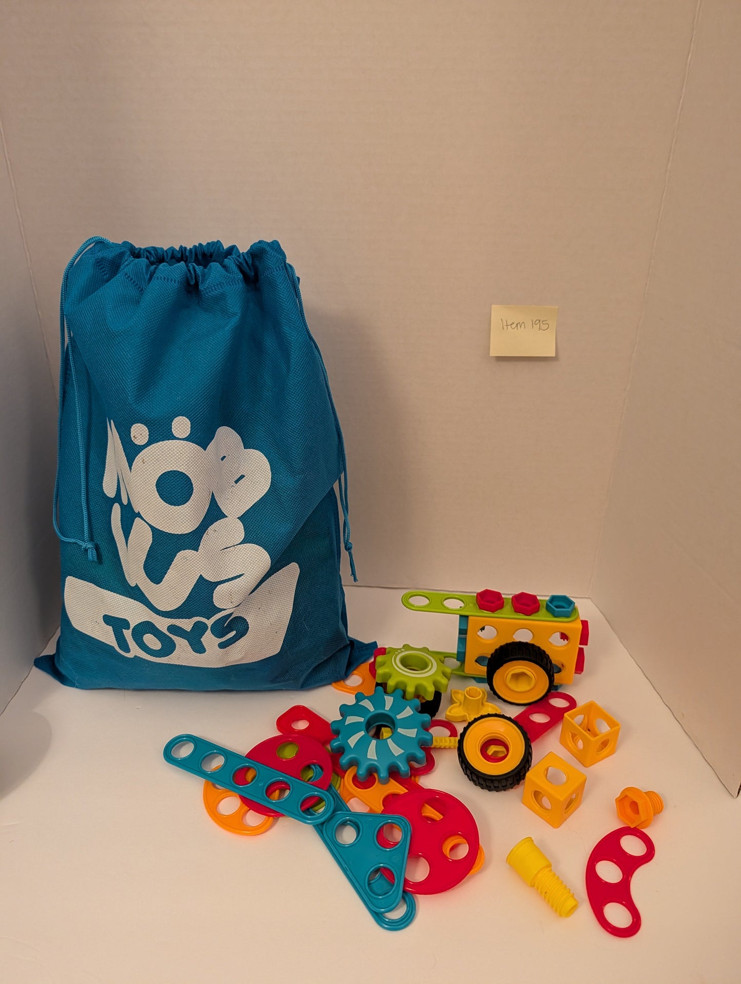 *Reduced* Seller 97, Mobius Toys Building Set w/Drawstring Bag (item 195)