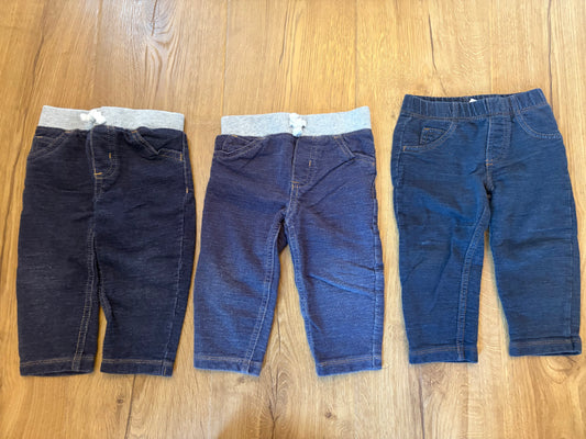 #6 - Carters Boys Jeans (3 pairs) - 12 months