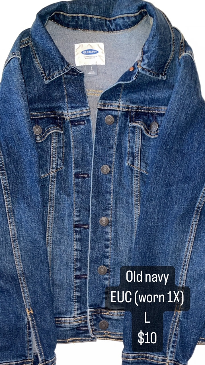 Old Navy women's L Denim jacket