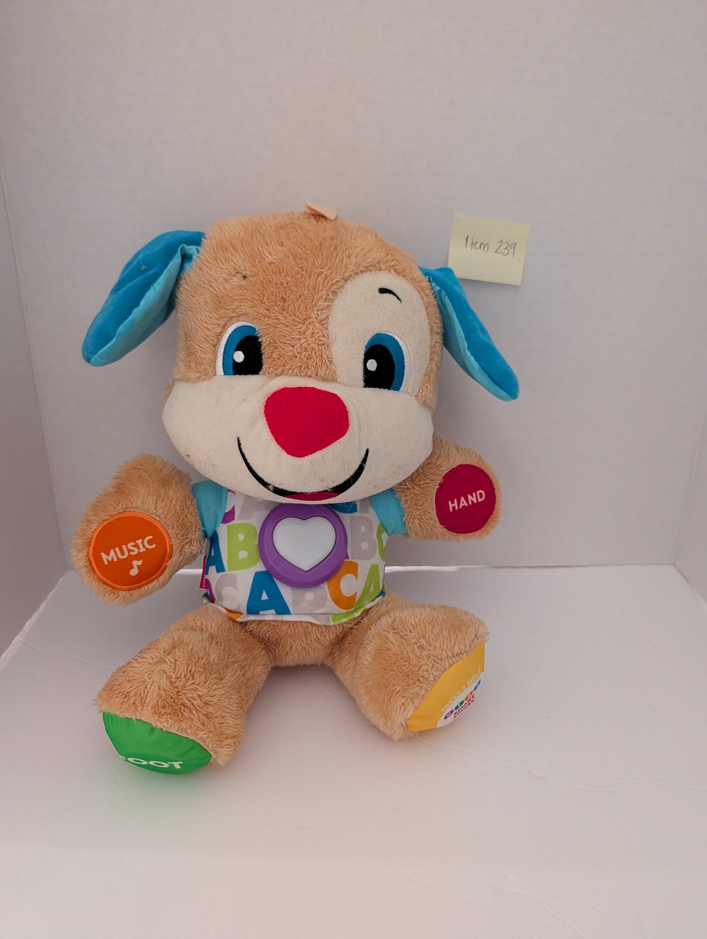 Seller 97, Fisher-Price Laugh & Learn Smart Stages Puppy (item 239)