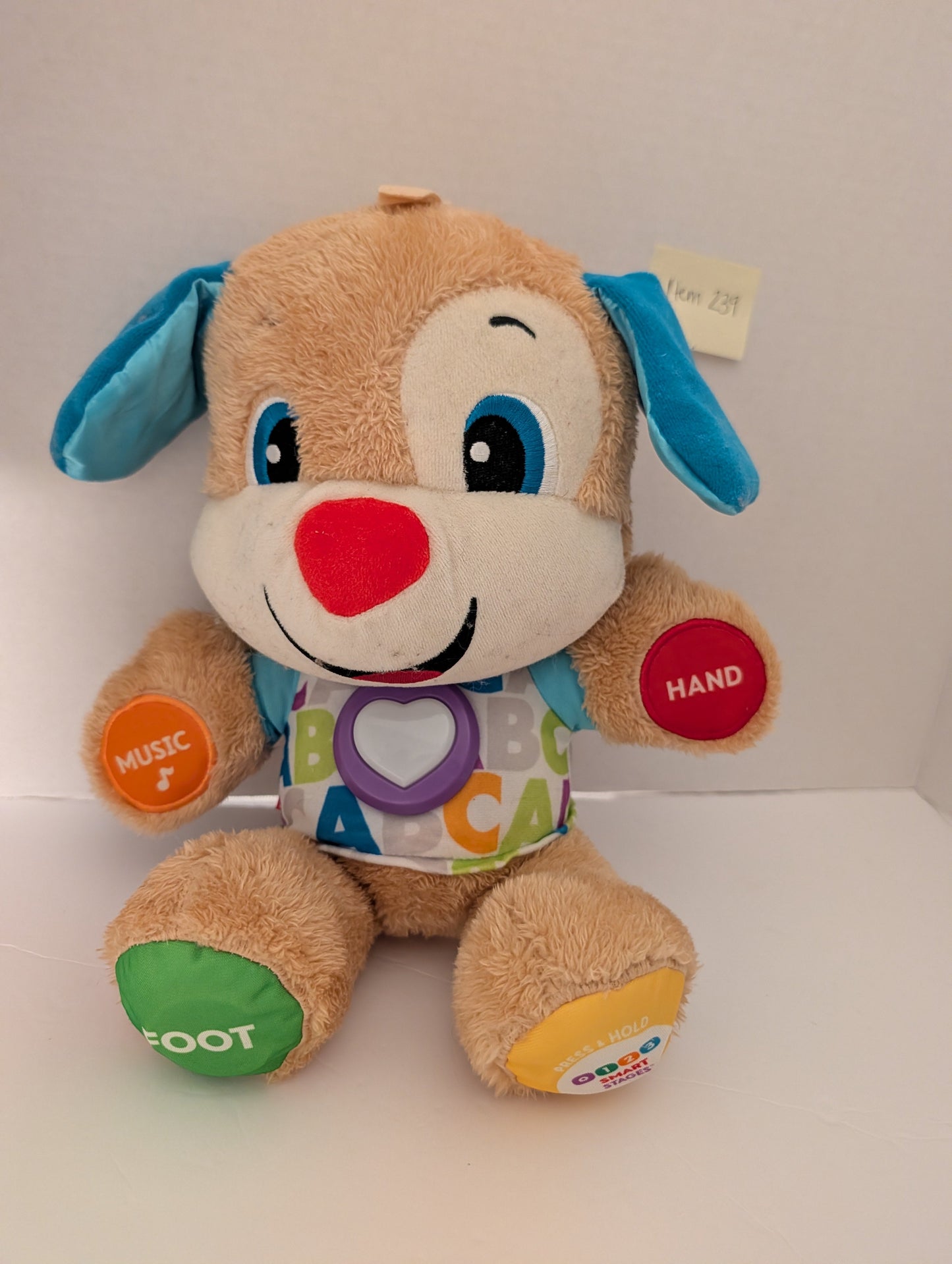 Seller 97, Fisher-Price Laugh & Learn Smart Stages Puppy (item 239)