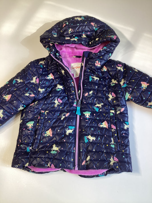 #129 4T Cat & Jack Unicorn coat