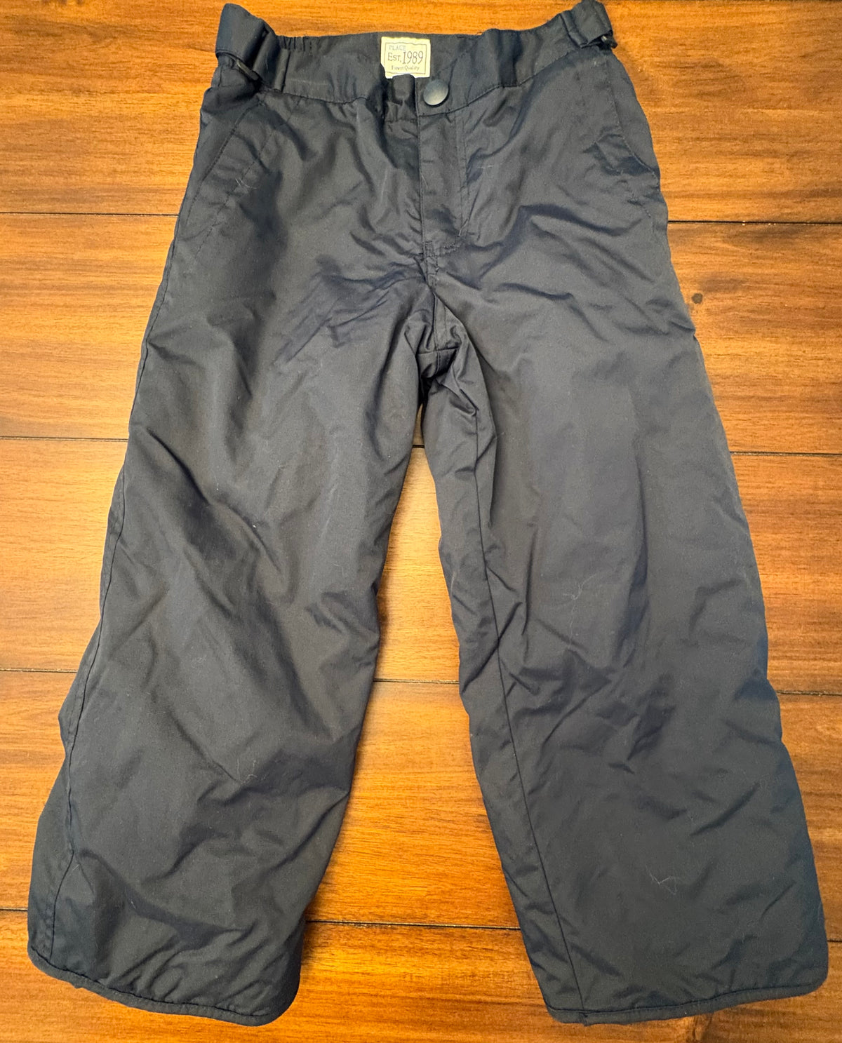 #197 Children's Place Boys Size 6  Black Snow Pants
