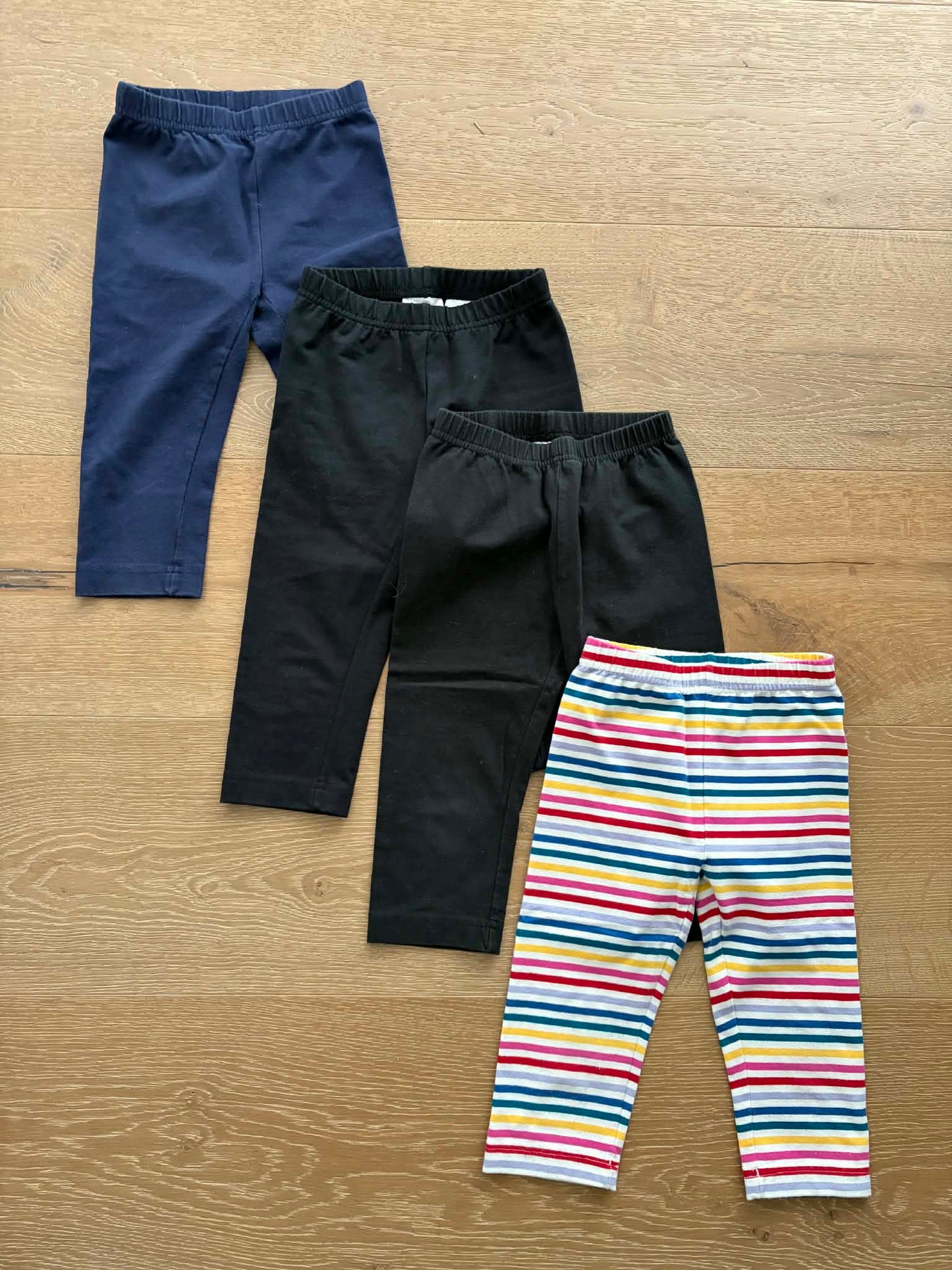 #196 Hanna Andersson Girls Size 5 Capri Leggings Bundle