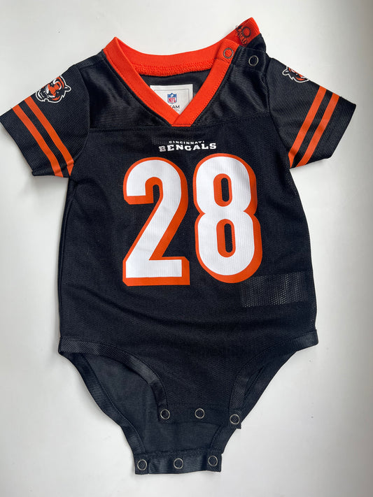 Seller #20 bengals jersey onesie size 6-9 mo