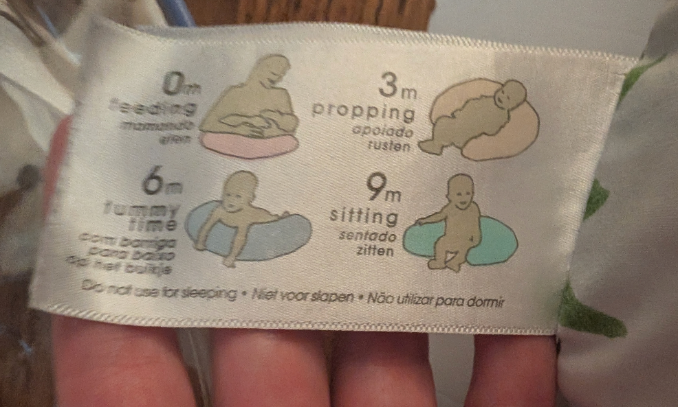 Seller 97, Boppy Nursing Pillow w/2 covers (item 246)