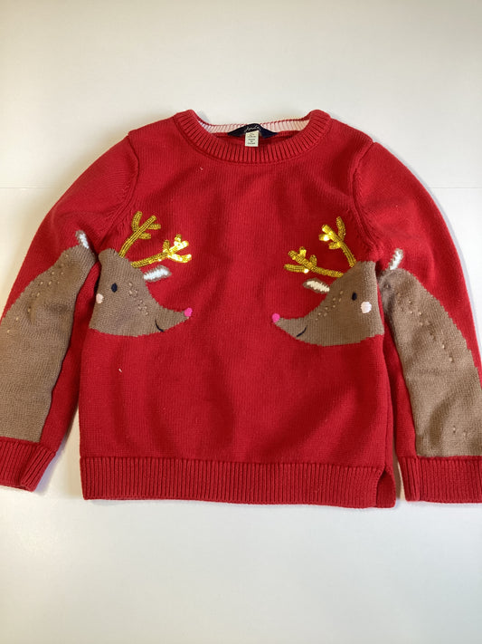 #129 4T Joules Reindeer sweater