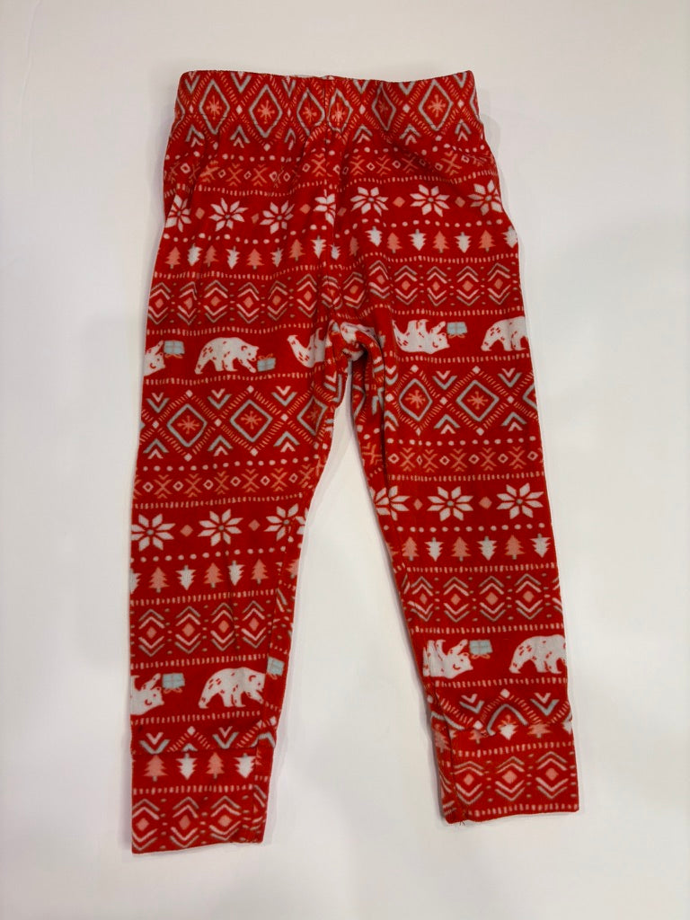 #86A 2T cat and Jack holiday fleece pajamas