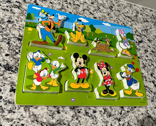 Disney characters chunky puzzle