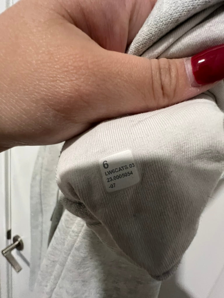 Seller #76 - Lululemon Scuba High-Rise Cropped Jogger Heathered Core Ultra Light Grey Size 6