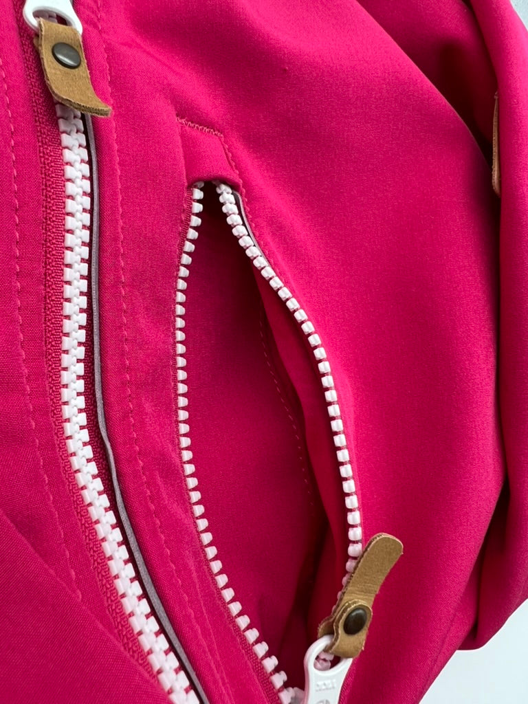 Seller #76 - Reima Softshell Removable Hood Full Zip Jacket - Pink - Size 10 Youth